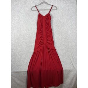 Jessica McClintock Gunne Sax Ruched‎ Mermaid Evening Gown Womens 2 Red Formal